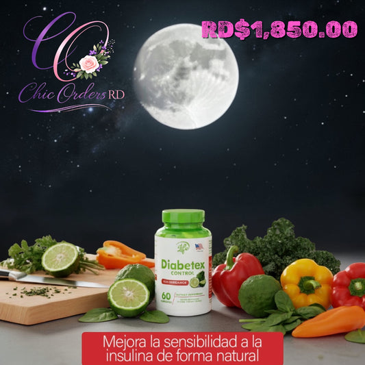 DIABETEX X 60 CAPSULAS (ANTIDIABÉTICO . REGULADOR DE AZUCAR)