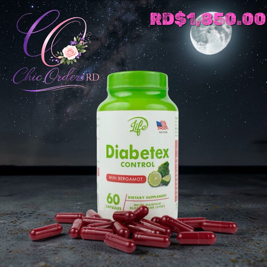 DIABETEX X 60 CAPSULAS (ANTIDIABÉTICO . REGULADOR DE AZUCAR)