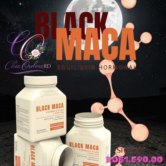 BLACK MACA (MACA NEGRA PERUANA ) X 90 CÁPSULAS