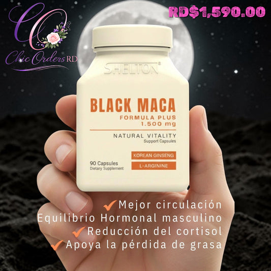 BLACK MACA (MACA NEGRA PERUANA ) X 90 CÁPSULAS